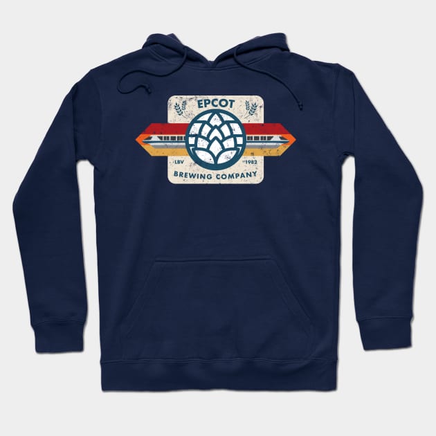 Epcot Brewing Co. v3 Hoodie by duckandbear